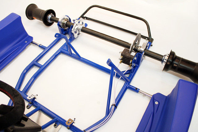 CNC machined Aluminum Solid Bar Go Kart Rear Axle Shaft With Kayway