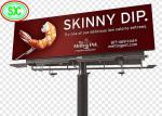 SMD P10 Advertising RGB LED Display Screen Outdoor with Nationstar , Energy