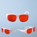 Polycarbonate Green Laser Protective Glasses 266nm 355nm Anti Fogging