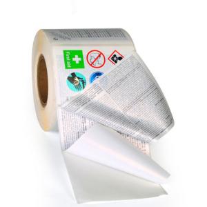 Quality Transparent Multi Layer Glossy Varnish Printed Adhesive Labels wholesale