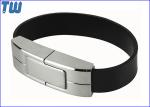 Leather Wristband Metal USB Thumb Drive Body 4GB with Logo Printing