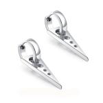 Wholesale Men's Fashion Jewelry Stainless Steel Triangle Hoop Earring