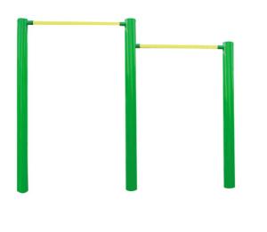 Quality outdoor fitness equipments steel based zinc powder coating chin-up bar OK-D02 wholesale