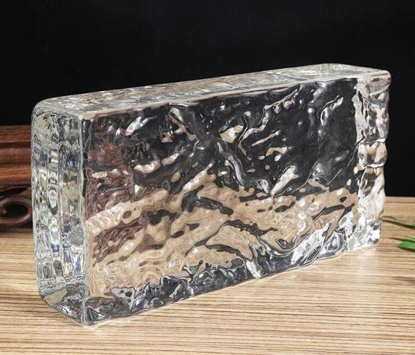 6x6x4 6x6x3 Crystal Glass Block For Shower Ice Pattern Wall Roof Indoor Hollow