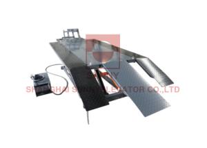 Quality 900kg Lifting Capacity Scissor Motorcycle Lift With Single Cylinder Hydraulic Driven wholesale