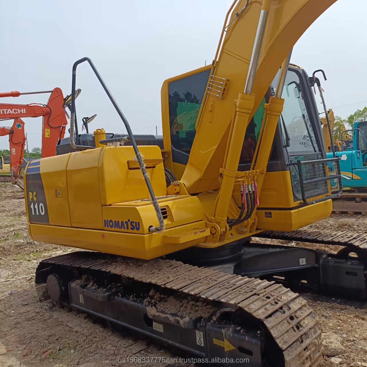 11 Ton Used Komatsu PC110 Hydraulic Crawler Excavator with 0.48M³ Bucket Capacity