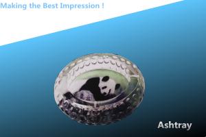 Quality ashtray/glass ashtray/crystal ashtray/cigarette gift/panda ashtray wholesale