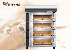 Quality 1.2mm Commercial Bakery Kitchen Equipment Touch Screen Oven With Cabinet 8 Trays wholesale