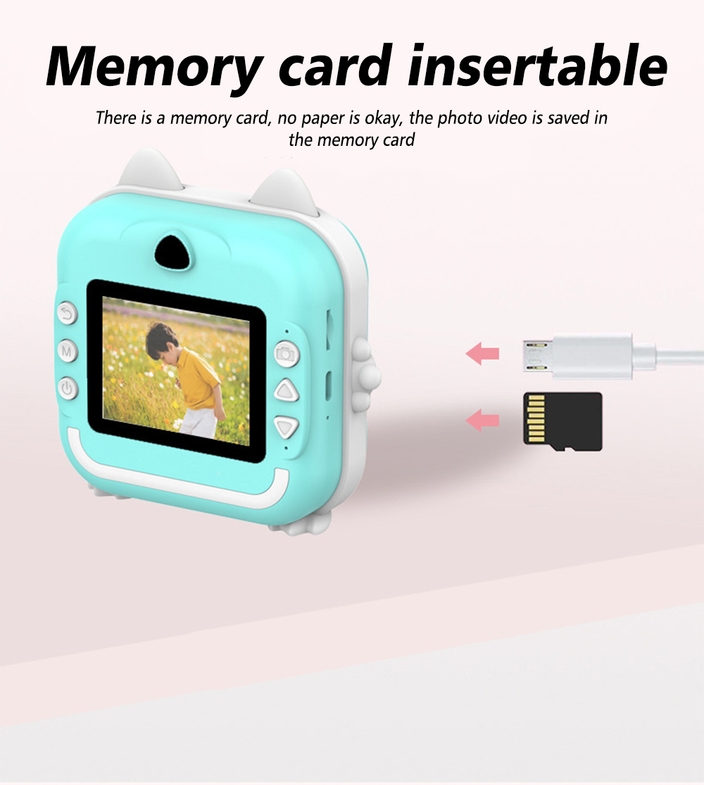 X11S Mini Dual Lens Kids Camera 1080P Bunny Cartoon Children Camera Adorable Toy Kids Selfie Digital Camera As Gift Prize