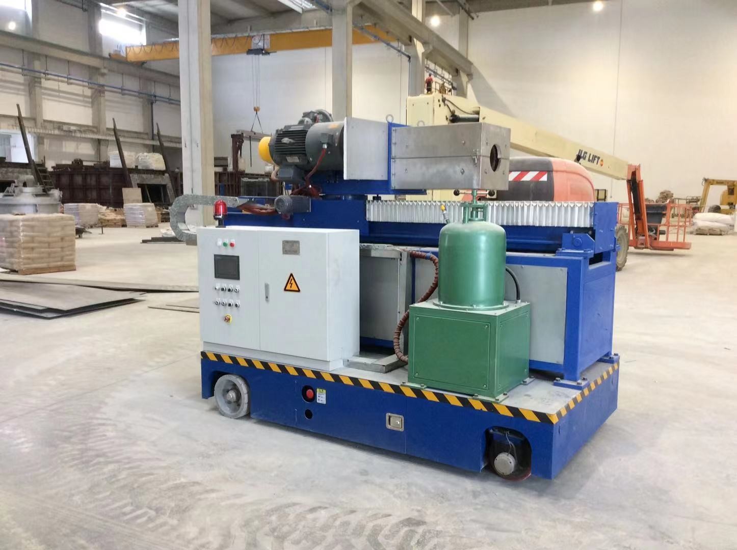 Graphite Rotor Speed 0～400r/min Rotary Flux Injection Machine For Aluminum Refining