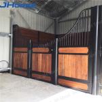 Luxury Prefab Used Bamboo Wooden Horse Stable Stall Front Panel