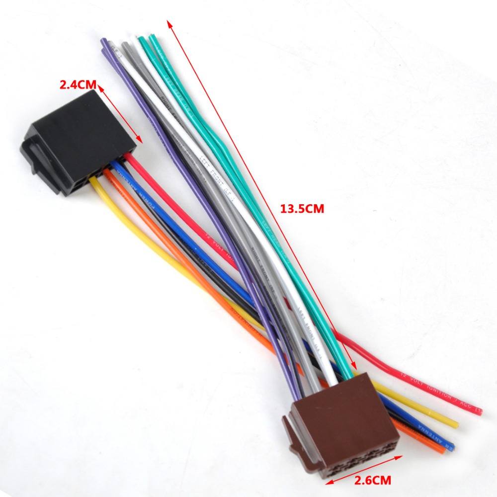 Custom Length ISO Female Wire Harness for Car Audio and Navigation System in East Asia