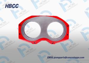Quality Tungsten carbide plate Putzmeister concrete pump spare parts wear plate/ spectacle plate/ glass plate wholesale