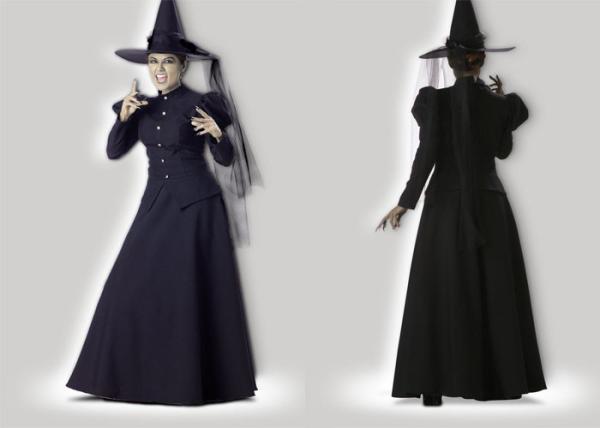 Black Witch 1022 Adult Halloween Costumes , Movie Maleficent Witch Lady Magic