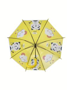 Quality 2025 New Design OEM 19 Inche Dome Catoon And Animals Super Waterproof Chirldren Umbrella POE PVC wholesale