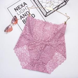 Quality Womens High Waisted Lace Panties Plus Size Sexy Underwear Brief Hipster Panties wholesale