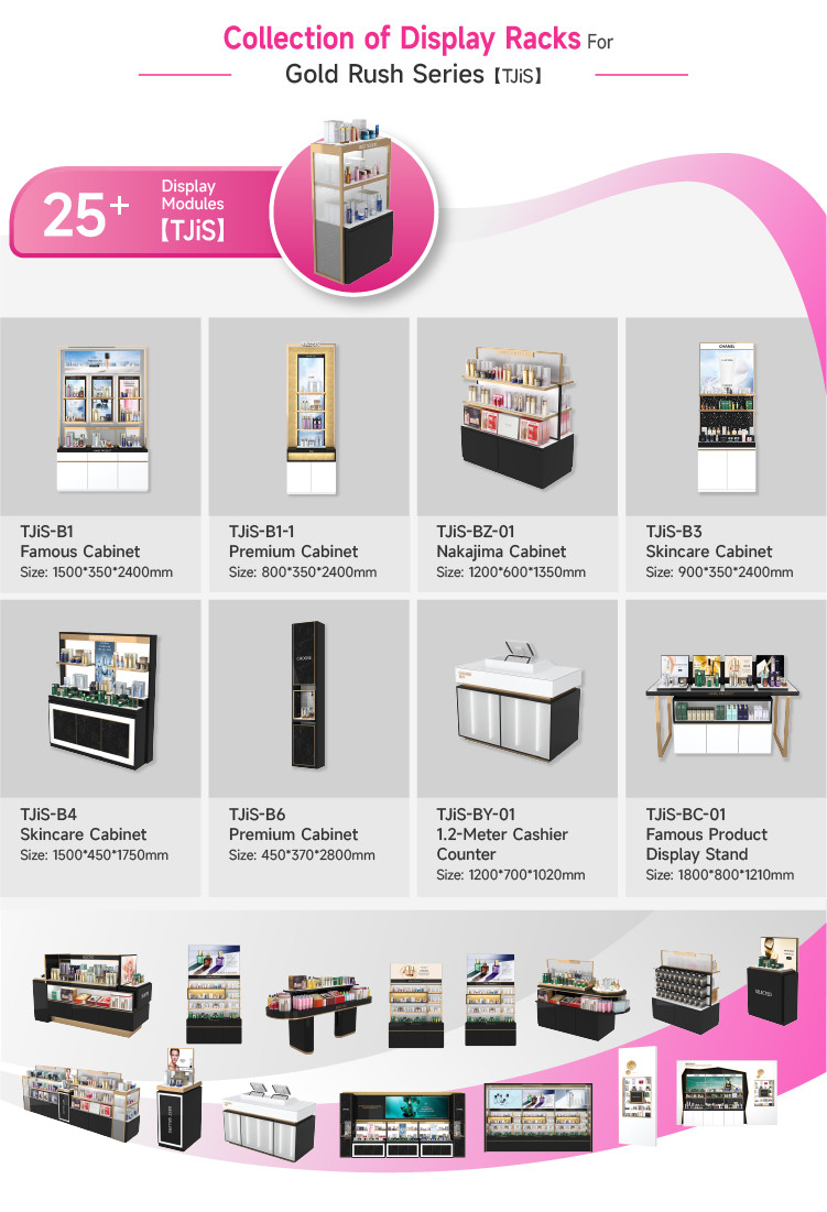 Customized Perfume Store Checkout Counter For Cosmetic Shop Fitting And Retail Shop Design