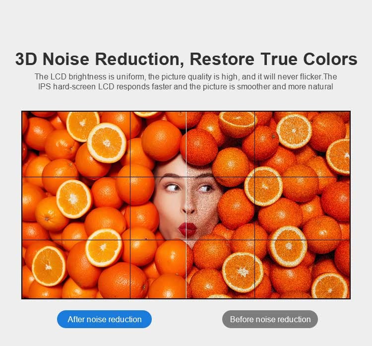 1.7mm Bezel Width Outdoor Advertising LCD Video Wall 1920*1080 9 Screen Tv Wall 47inch