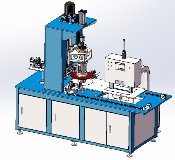 Full Automatic Cable Coiling And Wrapping Machine Finished Cable Packaging