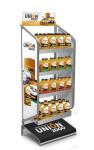 4 Tier Metal Display Stands Engine Oil Metal Car Accessories Display Rack