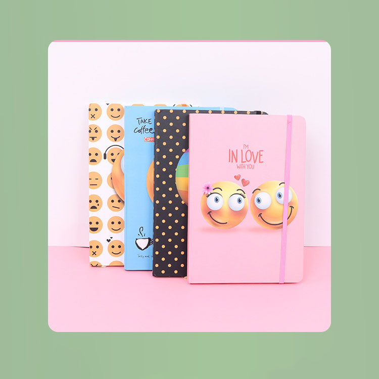 2022 Custom Printing Cute Happy Diary A5 A6 A7 Planner Notebook with Customized Logo