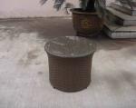 3pcs poly rattan coffee furniture