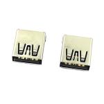 OEM PA9T UL94V-0 90 Degrees RVS USB Socket Connector USB3 A Female
