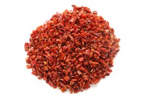Quality Max 7% Moisture Pure Natural Granules Crushed Bell Pepper 3*3mm Size wholesale