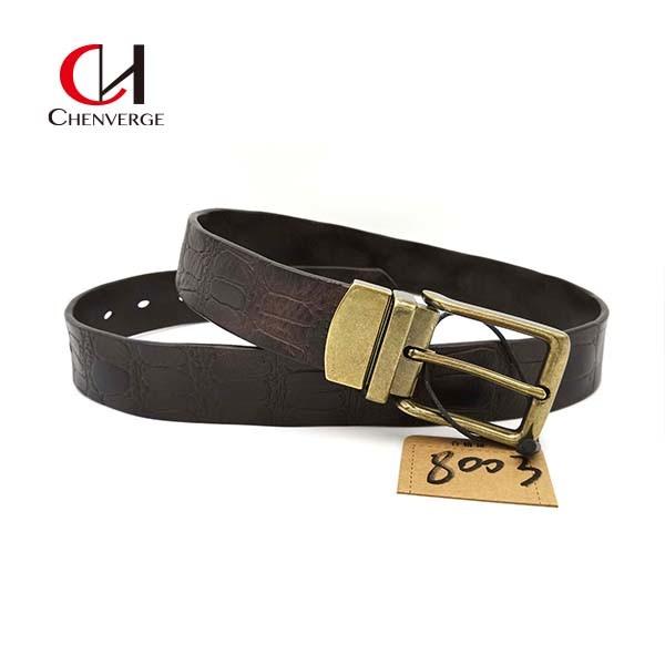Cheap Cowhide Genuine Brown Leather Belt Womens Width 34mm Practical for sale