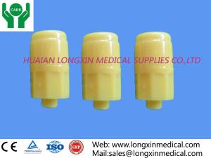 Quality in-stopper medical disposable yellow or transparent Heparin Caps wholesale