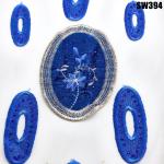 High quality velvet mix tulle lace with velvet with stones heavy african lace