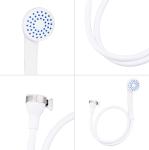 Sink TPR Handheld Pet Shower Sprayer Pipe Dia1.4cm Anti Corrosion Dog Use