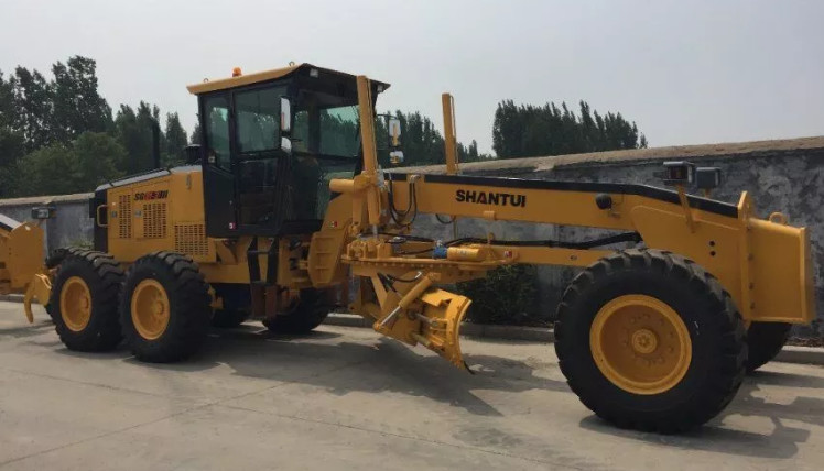 Shantui Official Mini Tractor Road Grader 12 Ton 140HP Hydraulic Gear Pump 140HP SG14 Motor Grader