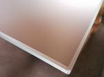 Satin Frosted Shower Tempered Glass 1/4" Easy Cleaning Safety Corners
