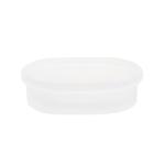 Glass Hotel Home Bath Countertop Set Sustainable Frosted White Vintage