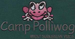 Quality Embroidery design Digitizing Pink Frog Camp Polliwog YMCA WFO11B12 wholesale