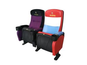 Quality Leather Commercial Theater Seating , Theater Recliner Chair Ergonomic Backrest wholesale