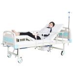 Multifunctional Hospital Patient Beds 200*90*45cm Manual Adjustable Medical Bed
