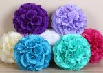 10 Inch Rose Hydrangea Artificial Hanging Ball Flowers OEM ODM