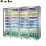 110V 60Hz Commercial Supermarket Refrigerator Anticorrosive For Shop