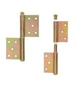 Quality Thickness 1.5mm 80×45mm Double Leaf Iron Door Hinges wholesale