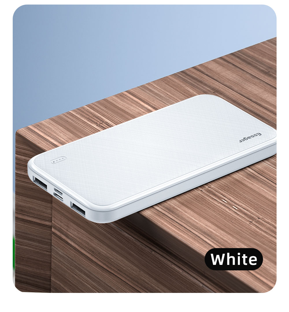 Micro 10000 Mah Power Banks Type C Dual Input Over Discharging For Phones