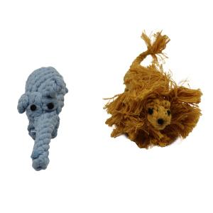 Quality Durable Pet Toys Dog Toy Rope Ball Eco Friendly Cotton Chewy Cat Toys 22cm wholesale