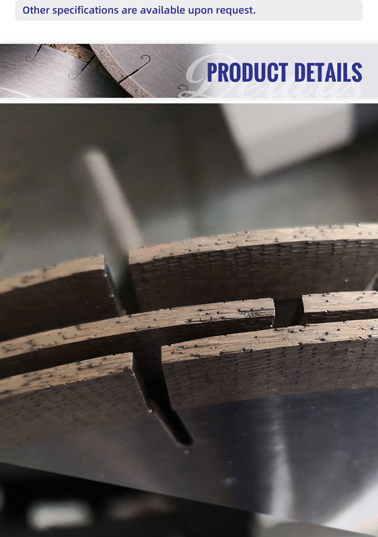 Roof Top Arix Diamond Segment and Saw Blade for Granite Slab Tile Cutting Grade A-Grade
