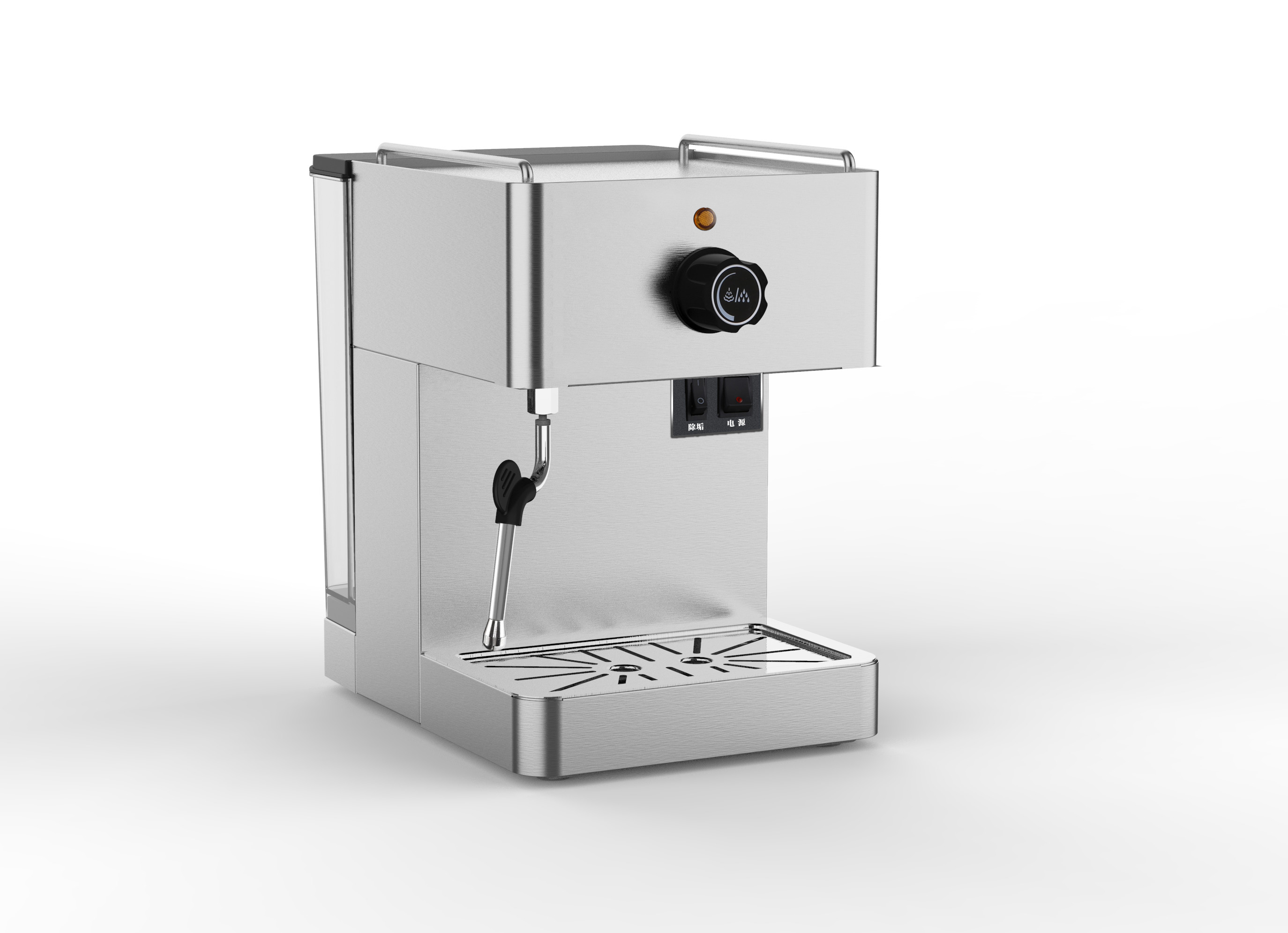 7.2kg 1.7L Milk Frother Steamer Machine Water Boiler Steamer With Dula Thermoblock