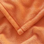 Orange Bedsure Microfiber Blanket , Flannel Fleece Luxury Blanket By Bedsure