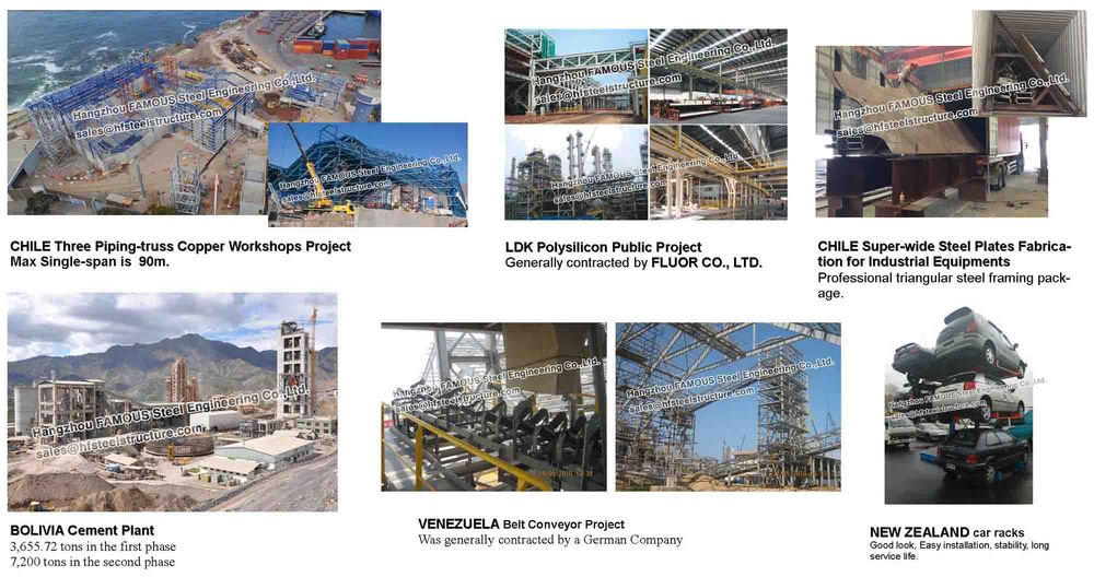 Industrial Structural Steel Fabrications Bolivia Cement Plant