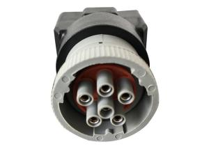 Quality Gray J1708 Deutsch 6-Pin Female to OBD2 OBDII 16 Pin J1962 Female Adapter wholesale