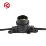 IP67 Waterproof Grade E27 Socket With Cable Outdoor String Light With Nylon And