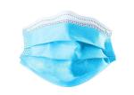 Antiviral Blue 3 Ply Face Mask Nonwoven Elastic Earloop Pleated
